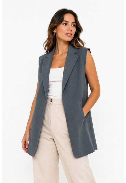 Chaleco Para Mujer  Azul Marca L&H Ref. 4V425040