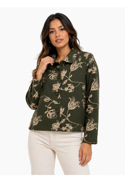 Chaqueta Para Mujer  Verde Marca L&H Ref. 4V408189