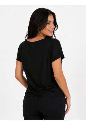 Camiseta Para Mujer  Negro Marca L&H Ref. 5G401004