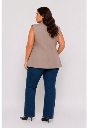 Chaleco Para Mujer. Taupe Marca L&H Ref. 4V625012
