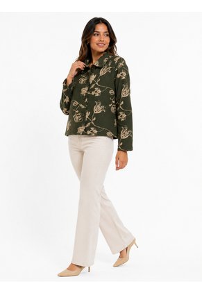 Chaqueta Para Mujer  Verde Marca L&H Ref. 4V408189