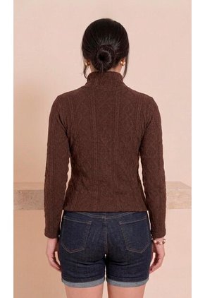 Camiseta Para Mujer Manga Larga Cafe Marca L&H Ref. 1F409576