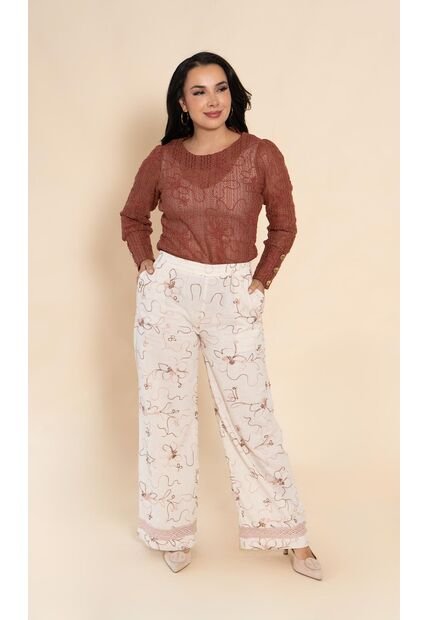 Pantalon Para Mujer Beige Marca L&H Ref. 7D407006