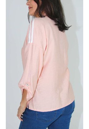 Blusa Para Mujer Manga 3/4 Rosado Marca L&H Ref. 1F412633