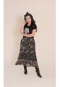 Falda Para Mujer Negro Marca L&H Ref. 2J414072 de L&H