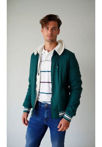 Chaqueta Para Hombre Verde Marca L&H Ref. 6N108101 L&H