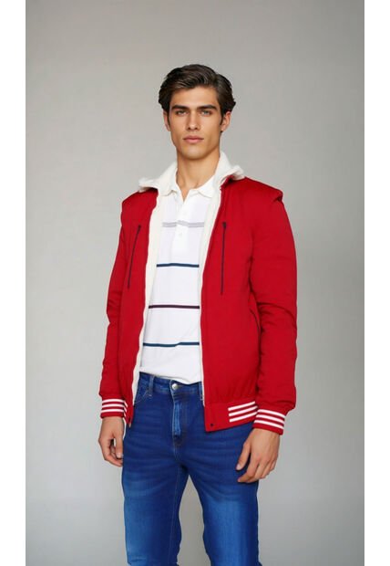 Chaqueta Para Hombre Rojo Marca L&H Ref. 6N108101