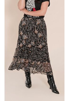 Falda Para Mujer Negro Marca L&H Ref. 2J414072
