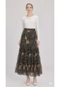 Falda Para Mujer Negro Marca L&H Ref. 2J414072 de L&H
