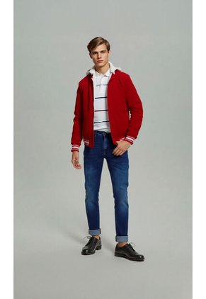 Chaqueta Para Hombre Rojo Marca L&H Ref. 6N108101