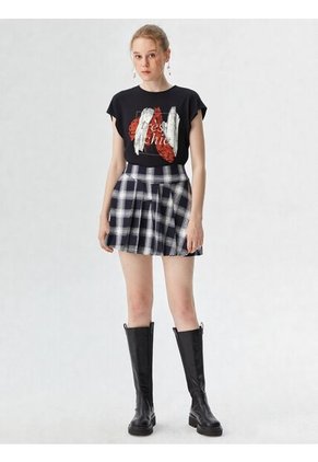 Camiseta Para Mujer Manga Corta Negro Marca L&H Ref. 5G409264