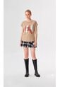 Camiseta Para Mujer Manga Corta Beige Marca L&H Ref. 5G409264 de L&H