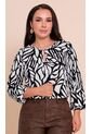 Blusa Para Mujer Manga 3/4 Negro Marca L&H Ref. 5P412311 de L&H