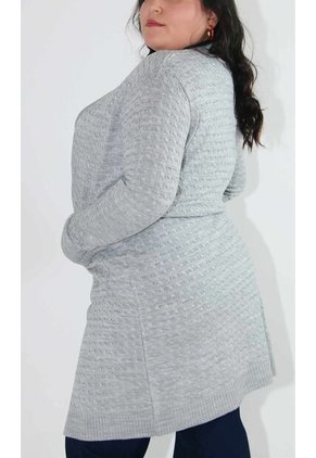 Chilango Para Mujer. Manga Larga Gris Claro Marca L&H