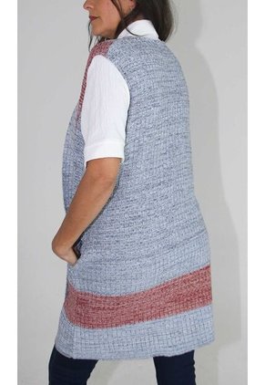 Chaleco Para Mujer Azul Marca L&H