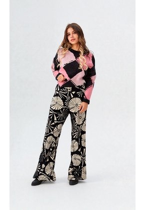 Pantalon Para Mujer Negro Marca L&H Ref. 1F407256