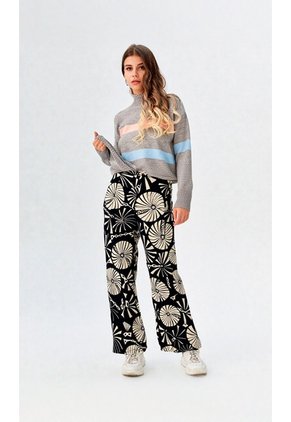 Pantalon Para Mujer Negro Marca L&H Ref. 1F407256