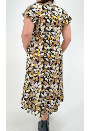 Vestido Para Mujer. Manga Corta Negro Marca L&H