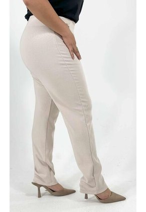 Pantalon Para Mujer. Beige Marca L&H