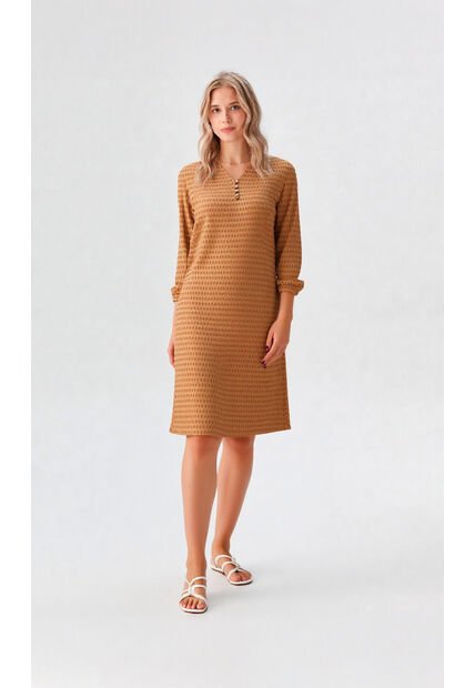 Vestido Para Mujer Taupe Marca L&H Ref. 5P417012