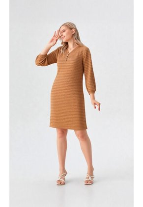 Vestido Para Mujer Taupe Marca L&H Ref. 5P417012