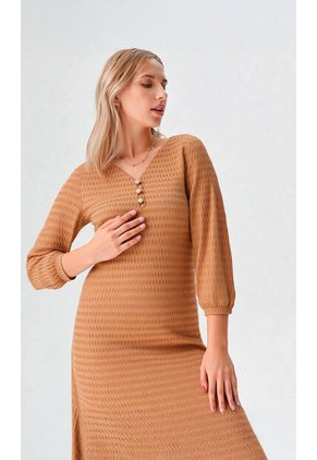 Vestido Para Mujer Taupe Marca L&H Ref. 5P417012