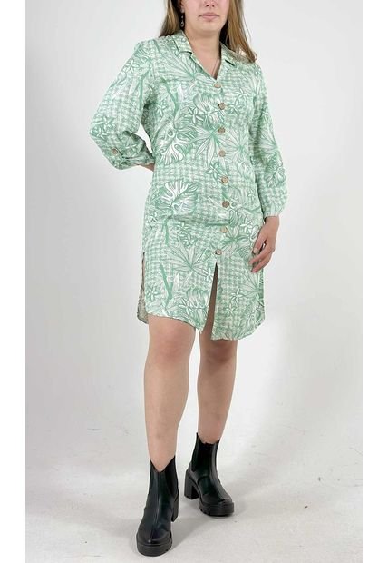 Bluson Para Mujer Manga 3/4 Verde Marca L&H