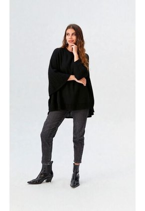 Capa Para Mujer Negro Marca L&H