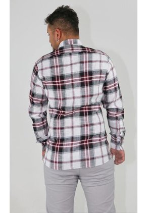 Camisa Para Hombre Manga Larga Rojo Marca L&H Ref. 7Y101229