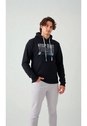 Buzo Para Hombre Negro Marca L&H Ref. 4X106001 L&H