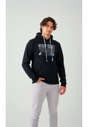 Buzo Para Hombre Negro Marca L&H Ref. 4X106001