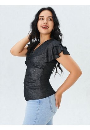 Camiseta Para Mujer Negro Marca L&H Ref. 8E409029
