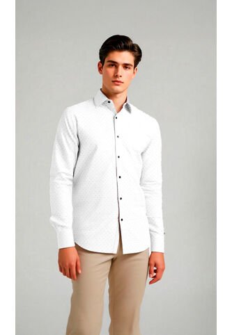 Camisa Para Hombre Manga Larga Blanco Marca L&H Ref. 7Y101226 L&H