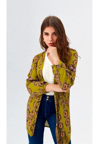 Kimono Para Mujer Verde Marca L&H Ref. 1F401020 L&H