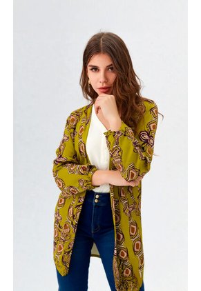 Kimono Para Mujer Verde Marca L&H Ref. 1F401020