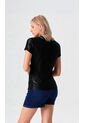 Camiseta Para Mujer Manga Corta Negro Marca L&H Ref. 1F409502 de L&H