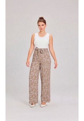 Pantalon Para Mujer Taupe Marca L&H Ref. 1F407249