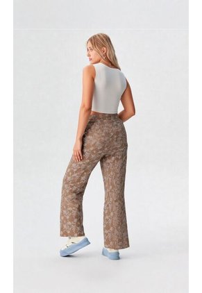 Pantalon Para Mujer Taupe Marca L&H Ref. 1F407249