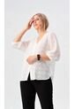 Blusa Para Mujer Manga 3/4 Blanco Marca L&H Ref. 1F412689 de L&H