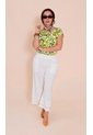 Camiseta Para Mujer Manga Corta Verde Marca L&H Ref. 2J409134 de L&H