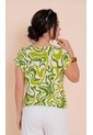 Camiseta Para Mujer Manga Corta Verde Marca L&H Ref. 2J409134 de L&H