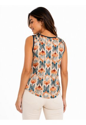 Camiseta Para Mujer Beige Marca L&H Ref. 2J409131