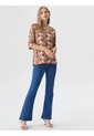 Camiseta Para Mujer Manga 3/4 Beige Marca L&H Ref. 2J409124 de L&H