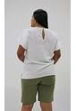 Blusa Para Mujer. Manga Corta Blanco Marca L&H Ref. 1F612232 de L&H