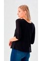 Blusa Para Mujer Manga 3/4 Negro Marca L&H Ref. 5P412280 de L&H