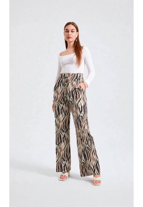 Pantalon Para Mujer Negro Marca L&H Ref. 2J407077