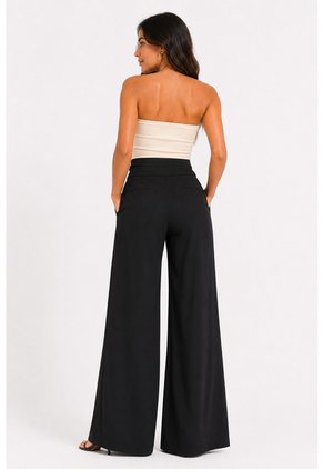 Pantalon Para Mujer Negro Marca L&H Ref. 2J407076