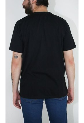 T-Shirt Para Hombre Manga Corta Negro Marca L&H