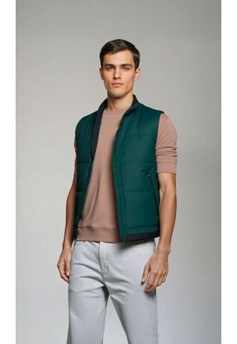 Chaleco Para Hombre Verde Marca L&H L&H