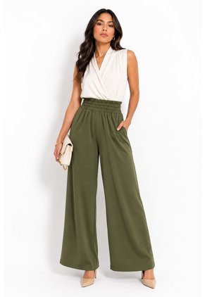 Pantalon Para Mujer Verde Marca L&H Ref. 2J407059